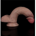 Коричневый фаллоимитатор 7.5 Dual Layered Silicone - 19,5 см